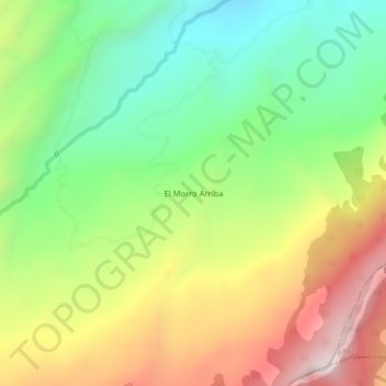 El Morro Arriba topographic map, elevation, terrain