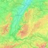 Baden topographic map, elevation, terrain