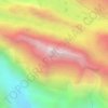 Carstensz-Pyramide topographic map, elevation, terrain