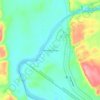 Katherine Gorge topographic map, elevation, terrain