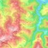 Sousanil topographic map, elevation, terrain
