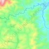 Gaharo topographic map, elevation, terrain