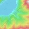 Molina topographic map, elevation, terrain