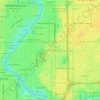 Arlington Heights topographic map, elevation, terrain