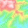 Mount Kaanducuan topographic map, elevation, terrain