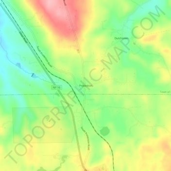 Protection topographic map elevation - Thumbnail