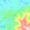 Alqueve topographic map, elevation, terrain