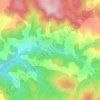 Prolom topographic map, elevation, terrain