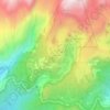 Paradise topographic map, elevation, terrain