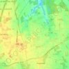 Halter topographic map, elevation, terrain