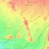 Corazon de Jesus topographic map, elevation, terrain