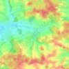 Haunswies topographic map, elevation, terrain