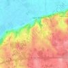La Crois Ferrigand topographic map, elevation, terrain