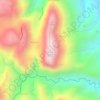 Mount Unapan topographic map, elevation, terrain