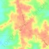 Tulip topographic map, elevation, terrain