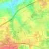 Oak Crest topographic map, elevation, terrain