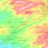 Pringsurat topographic map, elevation, terrain