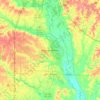 Warner Robins topographic map, elevation, terrain