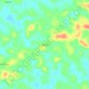 Ngwee topographic map, elevation, terrain
