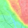 Ubomiri topographic map, elevation, terrain