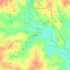 Henrietta topographic map, elevation, terrain