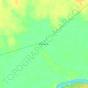 Matrinchan topographic map, elevation, terrain