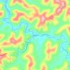 Cedarville topographic map, elevation, terrain
