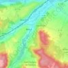 Les Cézardières topographic map, elevation, terrain