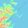 Kodiak topographic map, elevation, terrain