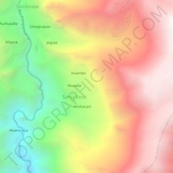 Pashpa topographic map, elevation, terrain