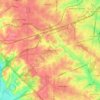 Crestwood topographic map, elevation, terrain