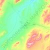 Zhob topographic map, elevation, terrain