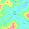 白中镇 topographic map, elevation, terrain