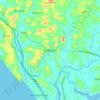 Kadachira topographic map, elevation, terrain