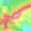 el Turmell topographic map, elevation, terrain