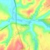 Porto Ferreira topographic map, elevation, terrain