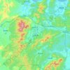 云浮市 topographic map, elevation, terrain