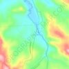 Lavrinhas topographic map, elevation, terrain