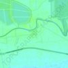 Río Rico topographic map, elevation, terrain