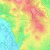 La Renardière topographic map, elevation, terrain