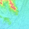 Pruniccia topographic map, elevation, terrain