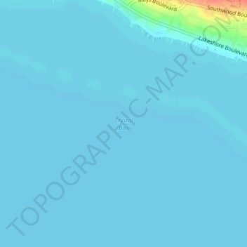 Crystal Bay topographic map, elevation, terrain