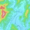 山头 topographic map, elevation, terrain