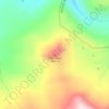 Slide Down topographic map, elevation, terrain