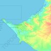 Santa Elena topographic map, elevation, terrain