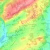 Sergeantsville topographic map, elevation, terrain