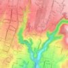 Santa Fe topographic map, elevation, terrain