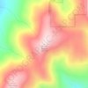 Mount Rogers topographic map, elevation, terrain