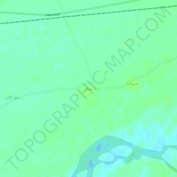 Hattar topographic map, elevation, terrain