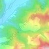 laluri topographic map, elevation, terrain